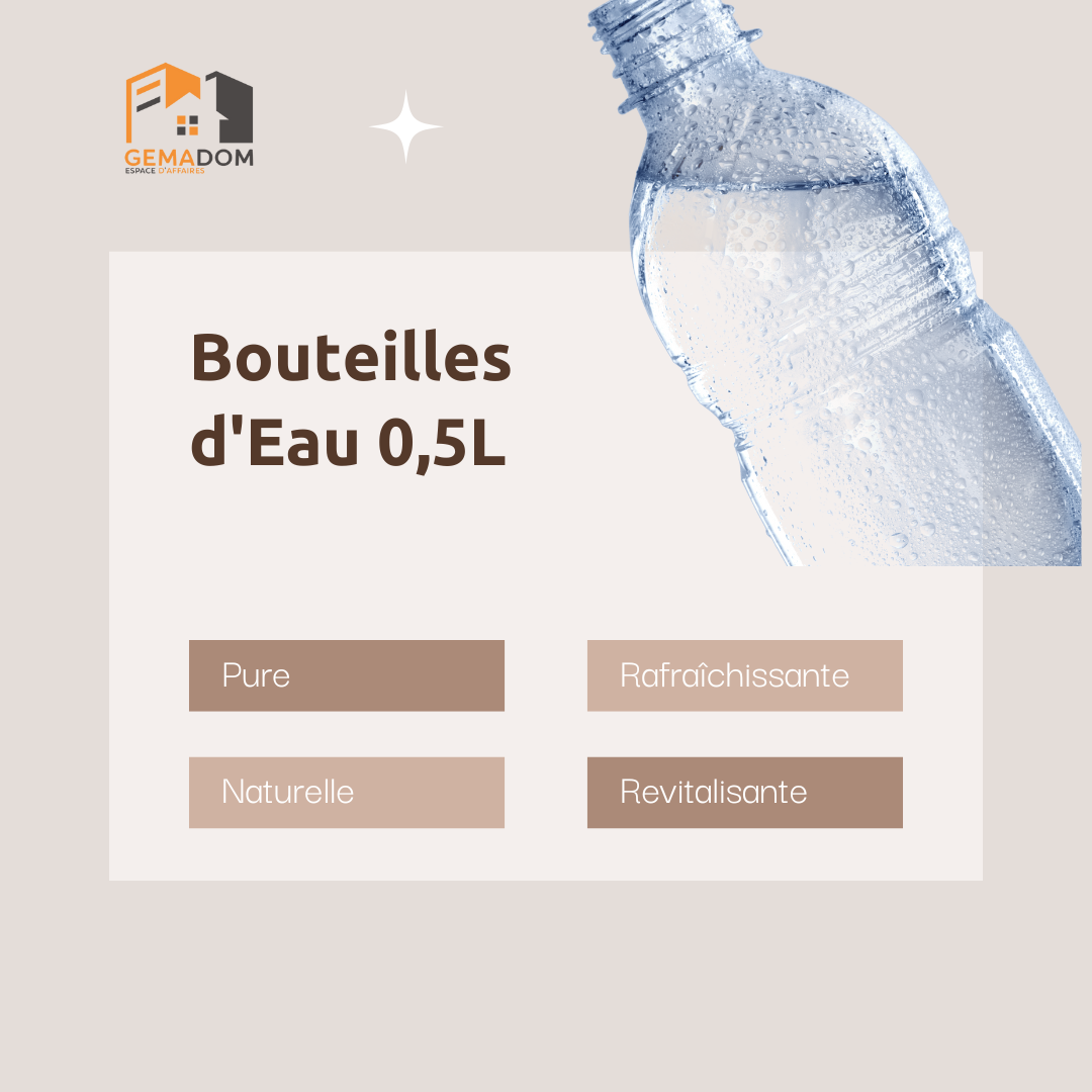 Option : Restez hydraté en choisissant votre nombre de bouteilles d'eau minérale ! 💧