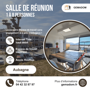 Demi-journée de salle de réunion pour 1 à 8 personnes ! 💼